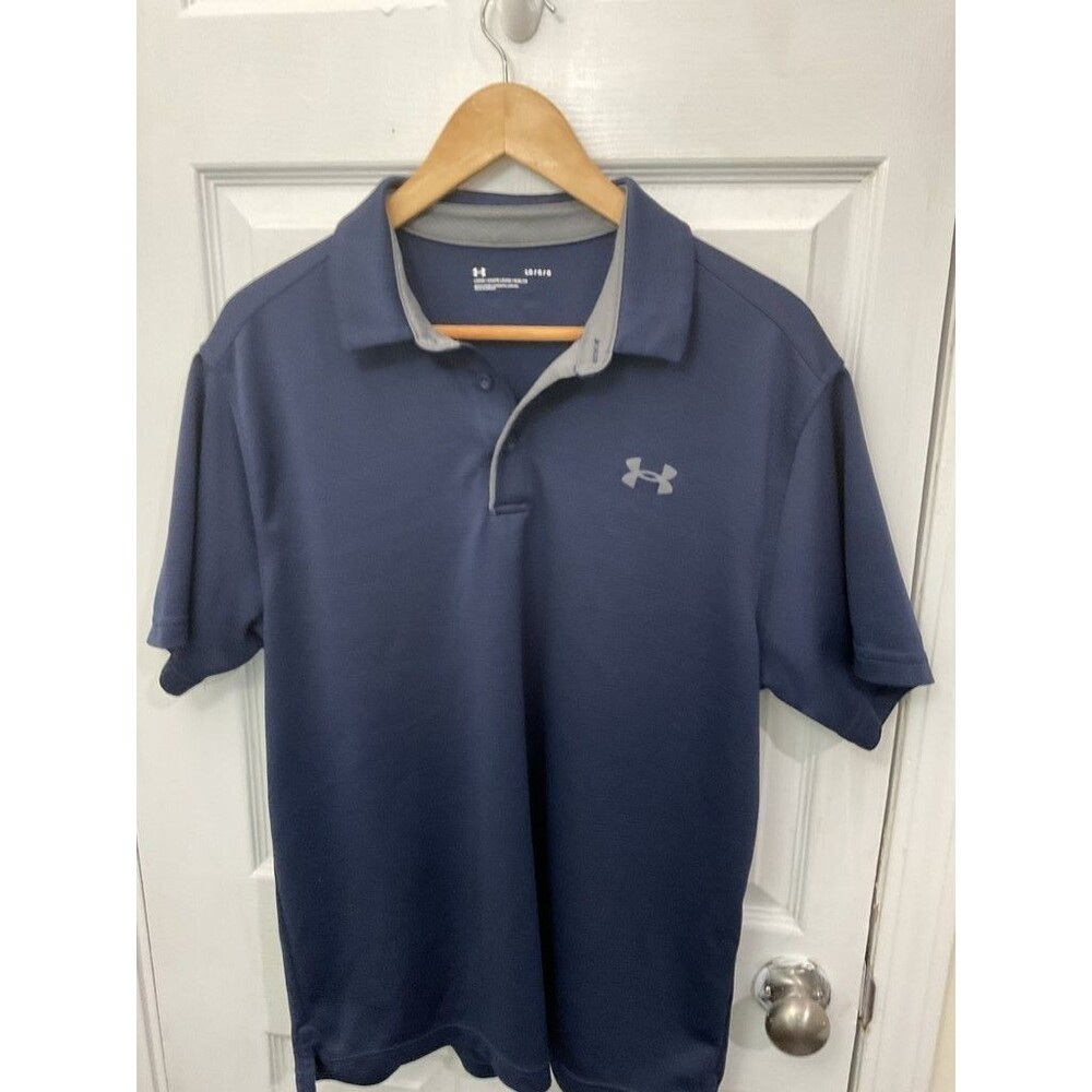 Under Armour Men's Polo Shirt - Navy Blue